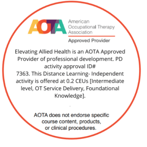 Elevating Allied health is an AOTA approved provider of professional development